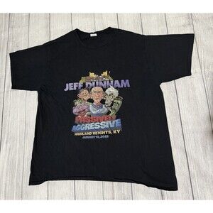 Jeff Dunham Passively Aggressive Tour 2019 T Shirt Size XL Highland Heights KY